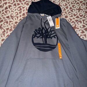 Timberland Men's Two-Tone Gray Hoodie